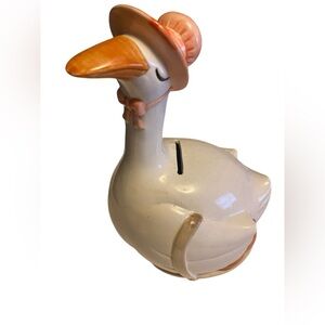 Charming pink hat mother goose small bank baby’s first bank